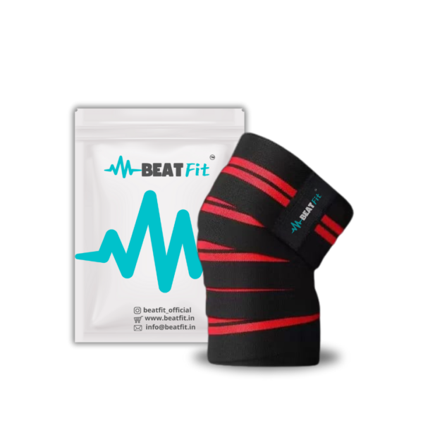 beatfit knee wraps, knee straps, knee belt, weightlifting straps, weightlifting belt, boldfit knee support